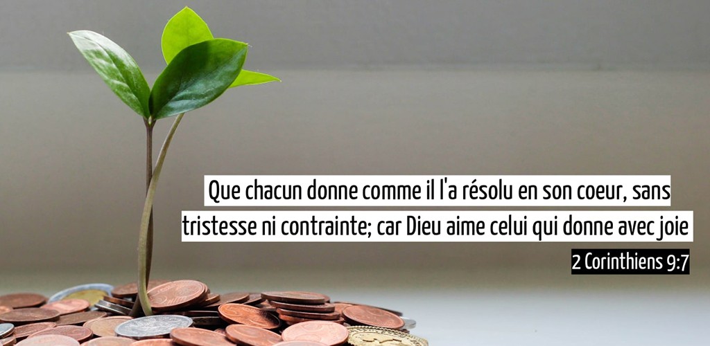Verset sur la joie de donner | Église Chrétienne Évangélique de Nantes Pontereau