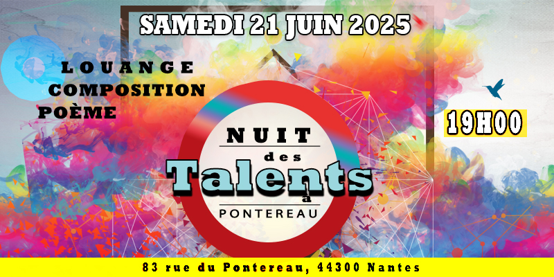 Illustration nuit des talents Juin 2025 | Église Chrétienne Évangélique de Nantes Pontereau